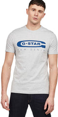 Mens Graphic 4 Slim T Shirt Grey (Lt Grey Htr A302)