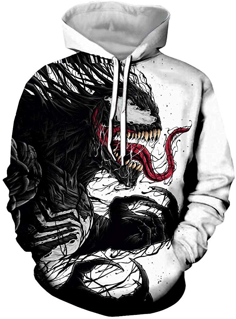 3D Unisex 3D Printed Spiderman Venom Villain Skull T shirt Funny Turtle 2