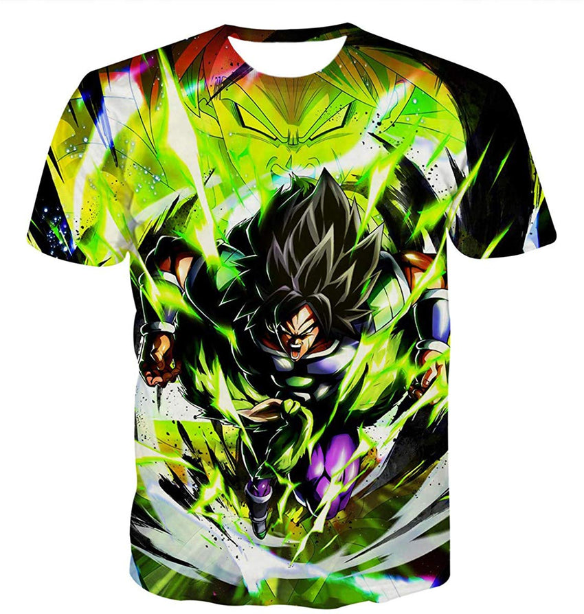 Men Dragon Ball 3D Print Short Sleeve Pullover Regular Fit T Shirt Color 20