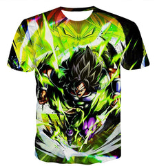 Men Dragon Ball 3D Print Short Sleeve Pullover Regular Fit T Shirt Color 20