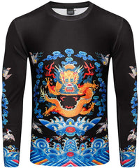 Unisex Casual Long Sleeve All Over Print T Shirt Ag006 23