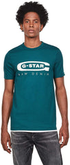 Mens Graphic 4 Slim T Shirt Dark Billet Green