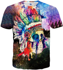 Unisex Casual 3D Print Short Sleeve T Shirt Tees Multicolor23