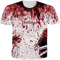 Unisex Personalized Novelty 3D Printed T Shirts Short Sleeve Tops Tees A2 halloween