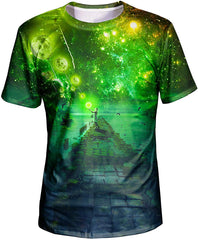 Unisex 3D Graphic T Shirt Colorful Design Short Sleeve Crewneck Digital Tee for Young Design30