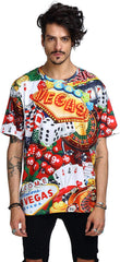 Unisex Casual All Over 3D Print Oversize T Shirt Y1791 01