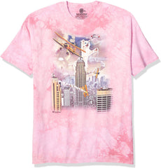 King Kitten T shirt Pink