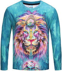 Unisex Casual Long Sleeve All Over Print T Shirt Ag006 08