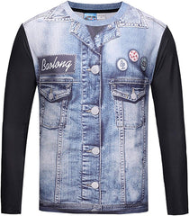 Unisex Casual Long Sleeve All Over Print T Shirt Ag006 04