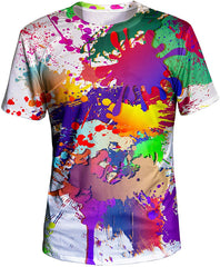 Unisex 3D Graphic T Shirt Colorful Design Short Sleeve Crewneck Digital Tee for Young Design24