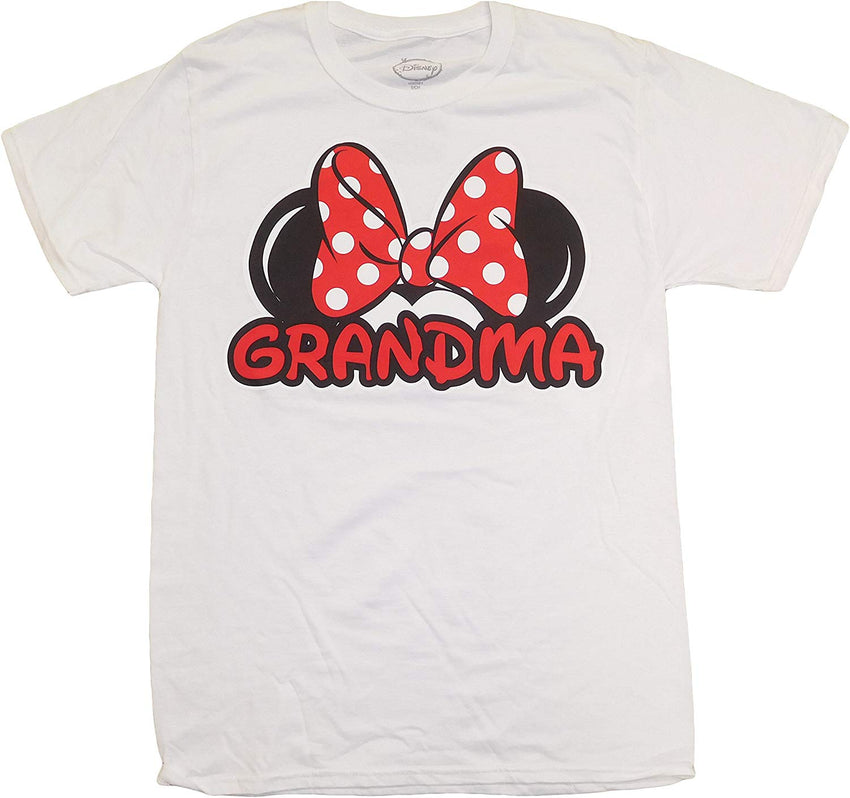 Minnie Mouse Women's Grandma T Shirt White