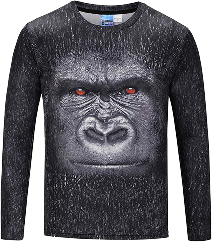Unisex Casual Long Sleeve All Over Print T Shirt Ag006 10