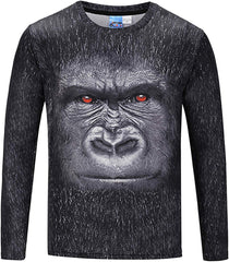 Unisex Casual Long Sleeve All Over Print T Shirt Ag006 10
