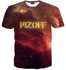 Unisex Collage Short Sleeve Crew Neck 3D Digital T Shirts Tees Al067 37