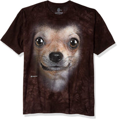 Chihuahua Face T shirt Black