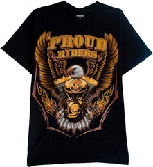 T Shirt Unisex Adult/Kids 3D Glow in Dark Animal Glitter Short Sleeves Family Sizes Eagle 1 Riding
