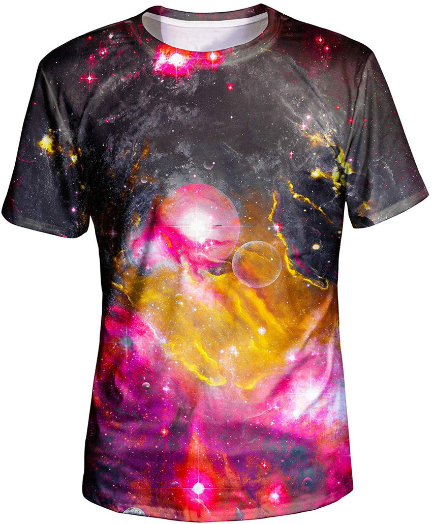 Unisex 3D Graphic T Shirt Colorful Design Short Sleeve Crewneck Digital Tee for Young Design26