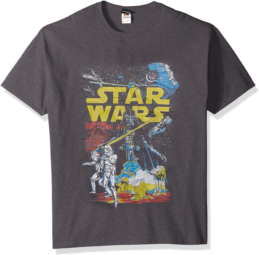 Men's Rebel Classic Graphic T Shirt Charcoal