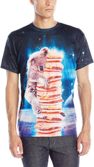 Men's 3D Photo Realistic Short Sleeve T Shirt Koala Cheeseburger