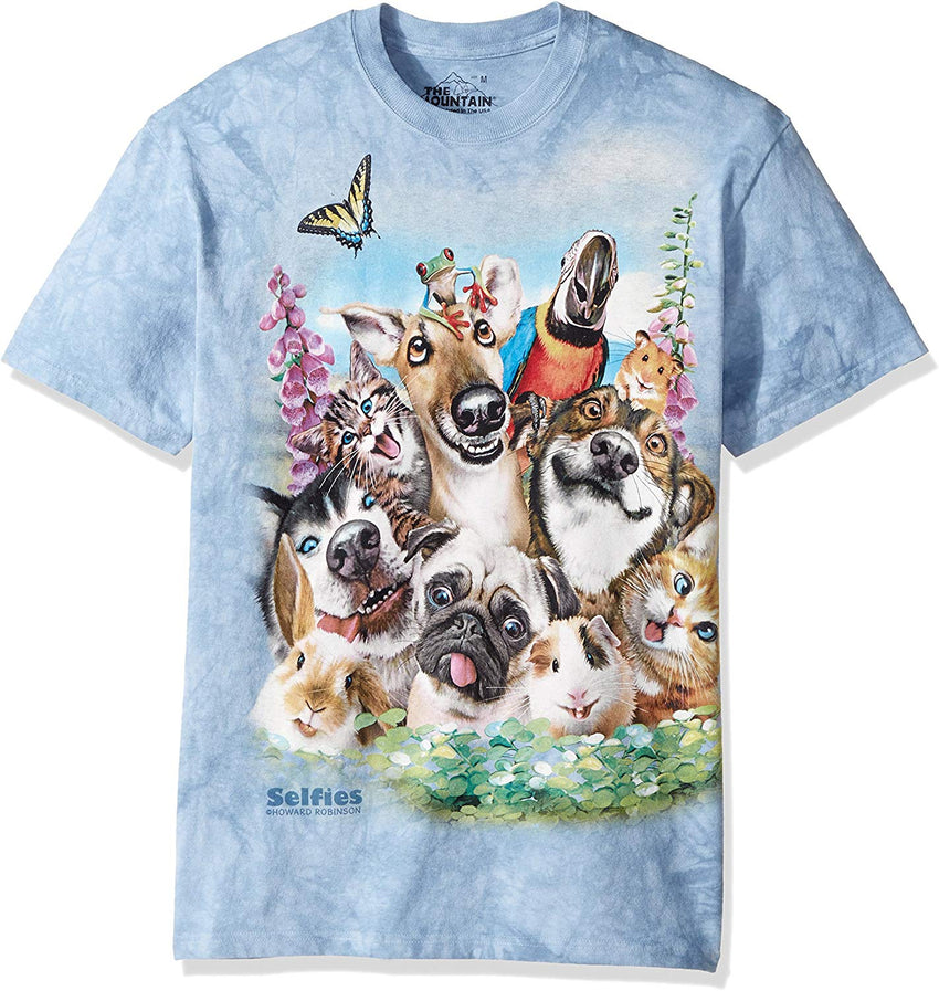 Men's Pet Selfie Blue