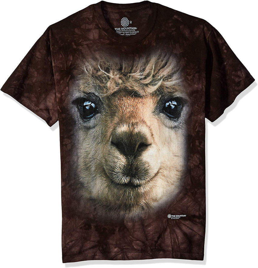 Big Face T shirt Alpaca Black