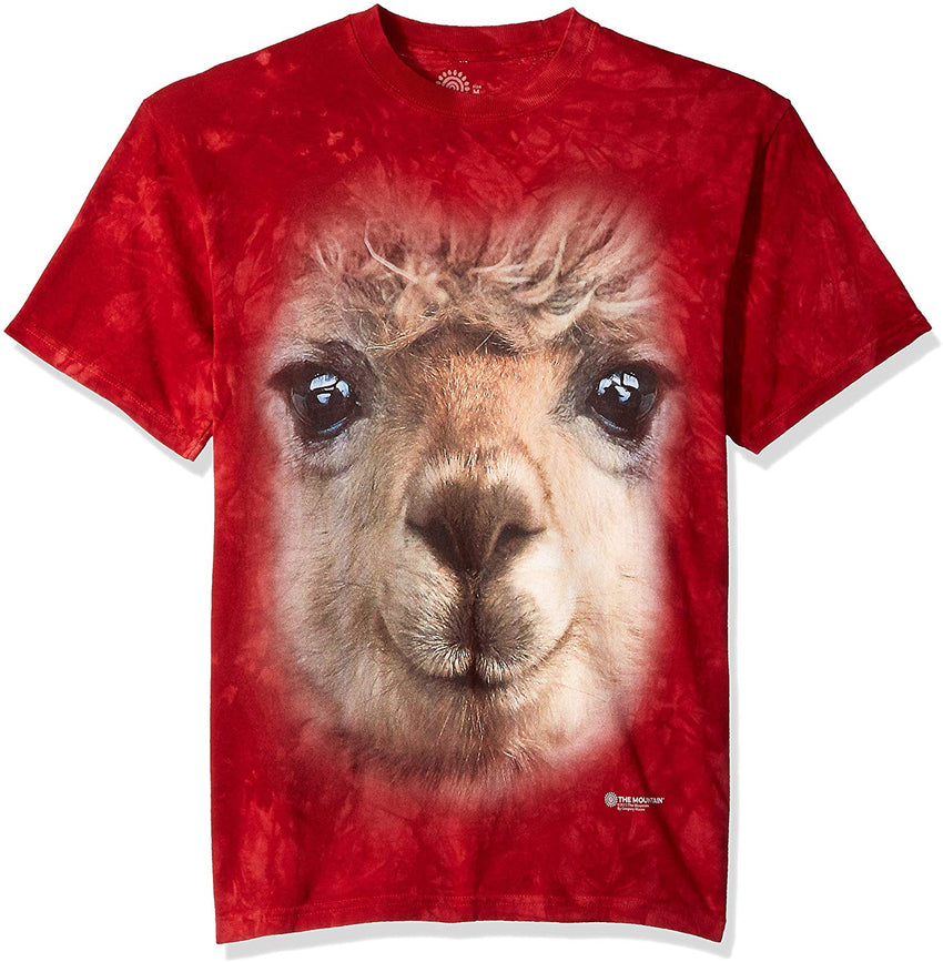 Big Face T shirt Alpaca Red
