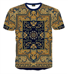 Unisex Collage Short Sleeve Crew Neck 3D Digital T Shirts Tees Al067 09