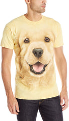 Big Face T shirt Yellow T Shirt Yellow
