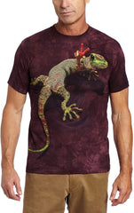 Men's Peace Out Gecko T shirt Maroon