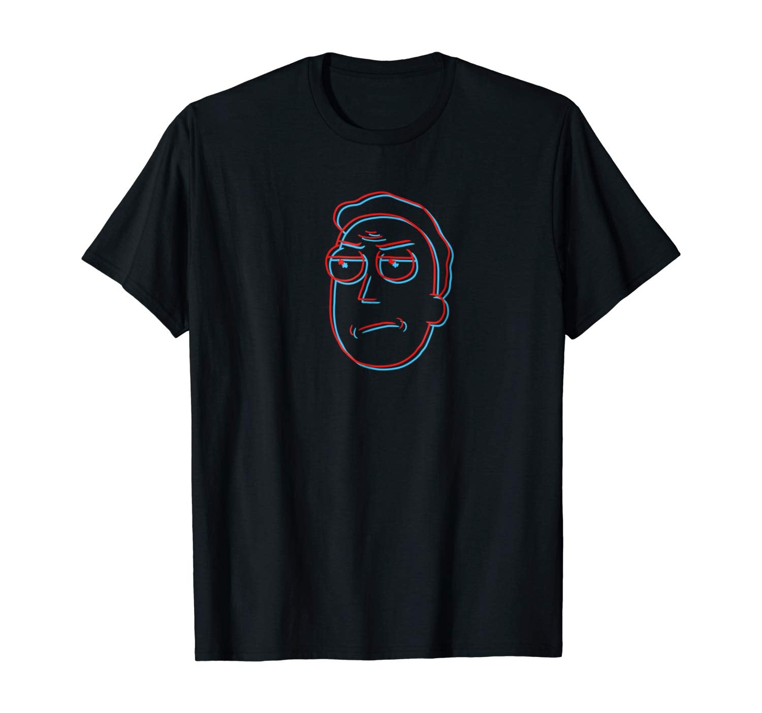 Unisex x Rick and Morty 3D Jerry T shirt Black