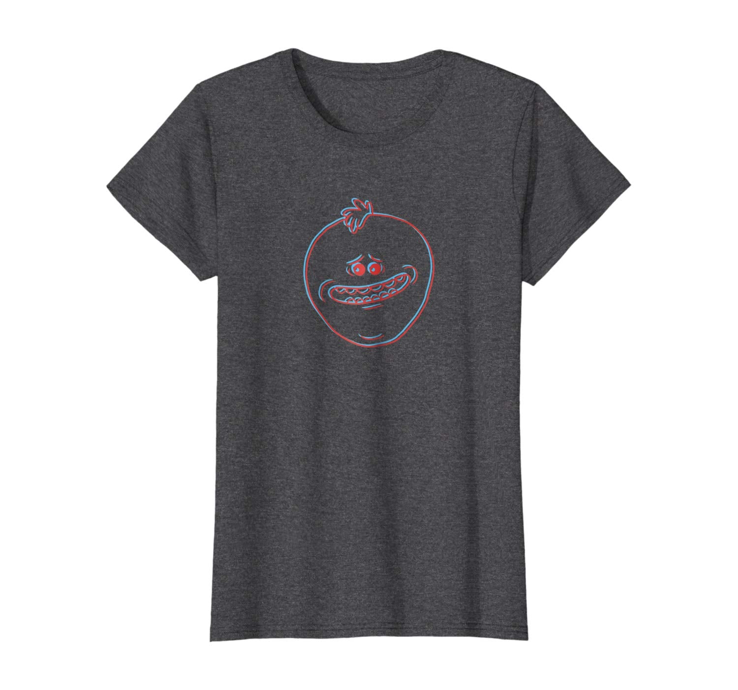 Unisex x Rick and Morty 3D Meeseeks T shirt Dark Heather